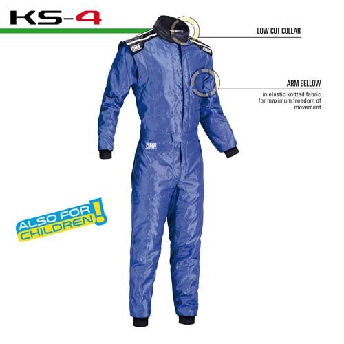 OMP KS-4 Kart Racing Suit - Competition Karting