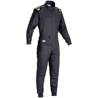 Thumbnail for OMP K-Summer Race Suit in black front view