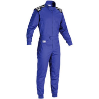 Thumbnail for OMP K-Summer Race Suit in blue front view 