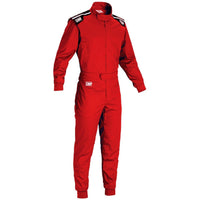 Thumbnail for OMP K-Summer Race Suit in red front view