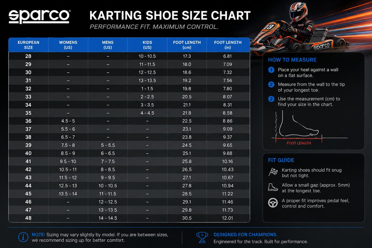 Sparco K-Prime Kart Racing Shoes