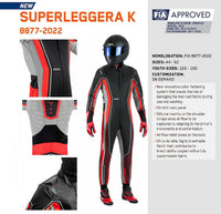 Thumbnail for sparco-superleggera-k-karting-suit-Sale_image