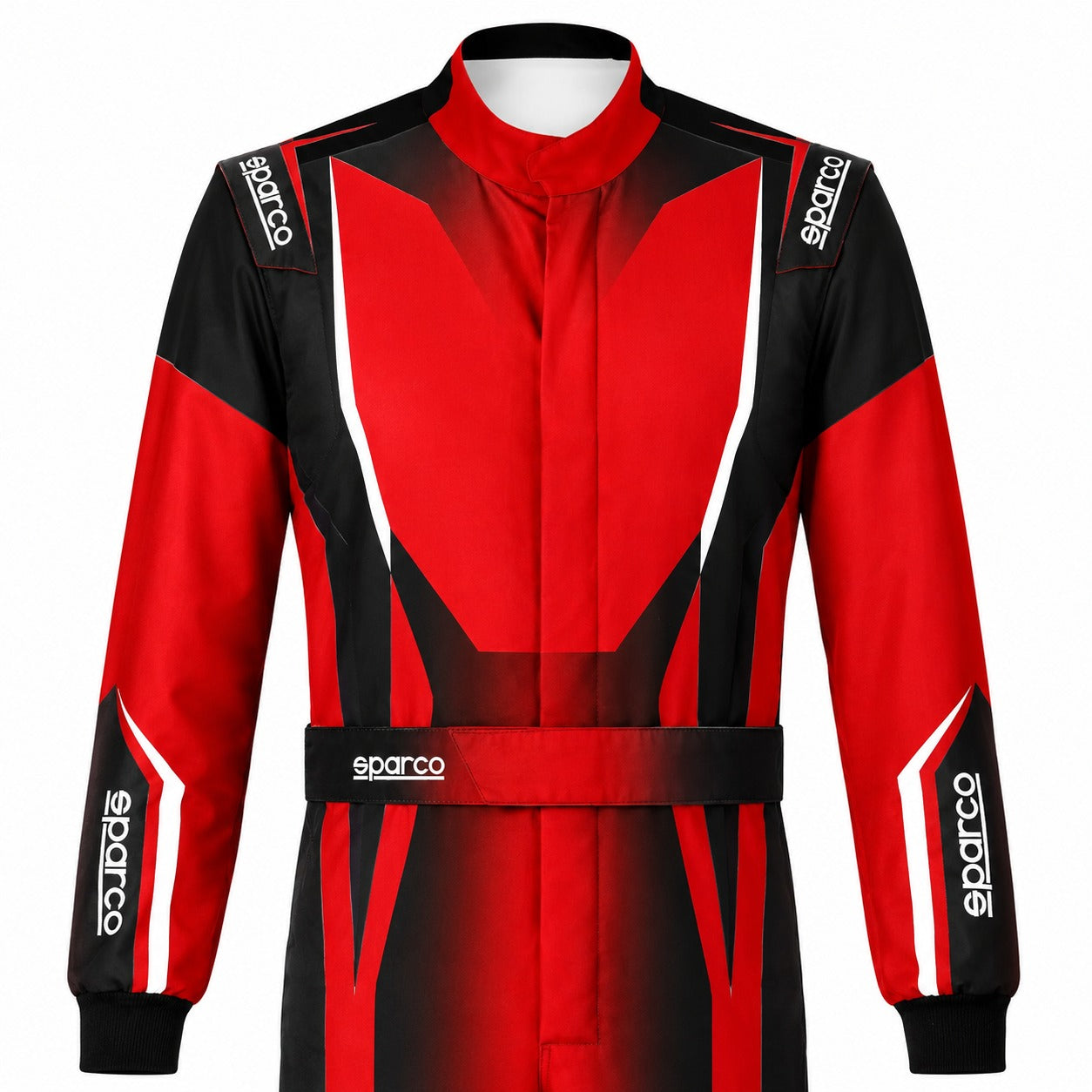 Sparco Prime K Advanced Kart Race Suit in red and black