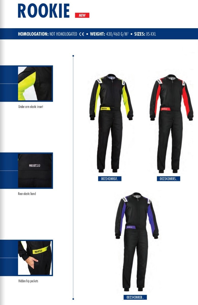 Sparco Rookie Kart Racing Suit