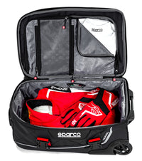 Thumbnail for Sparco Travel Bag Black/Red Open image